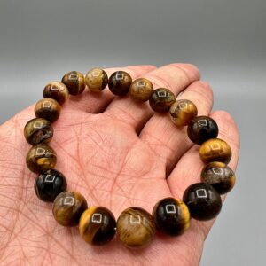 Natural Tiger's Eye Bracelet – 10mm